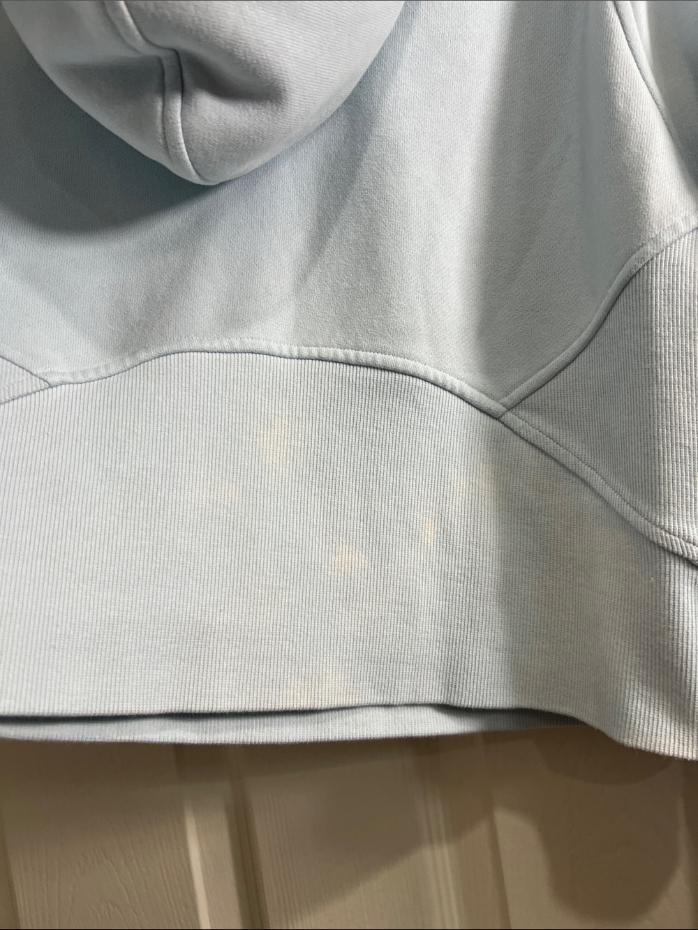 103. Lululemon Scuba Oversized Half-Zip Hoodie Powder Blue XS-S - Picture 11 of 12